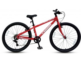 24" Tiger Beat Red Bike for 8 to 12 years old